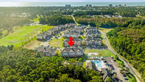 Drone View of Villa location - Golf Cart to Ocean