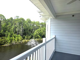 View of Fountain & Wetlands Private Balcony