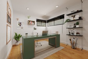 Virtually staged Office/bedroom