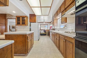 large family kitchen with area for table