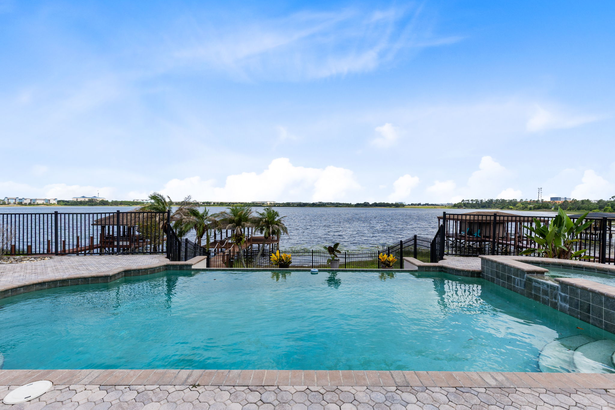 Pool with Lake View