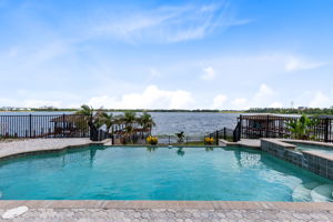 Pool with Lake View