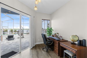 Office with Patio/Lake View