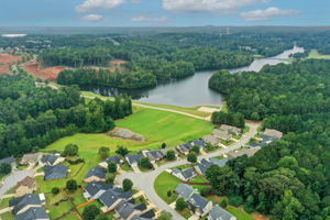 38 Aerial Neighborhood w Mirror Lake + Horizon