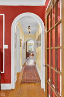 Wonderful architectural details, second floor hallway