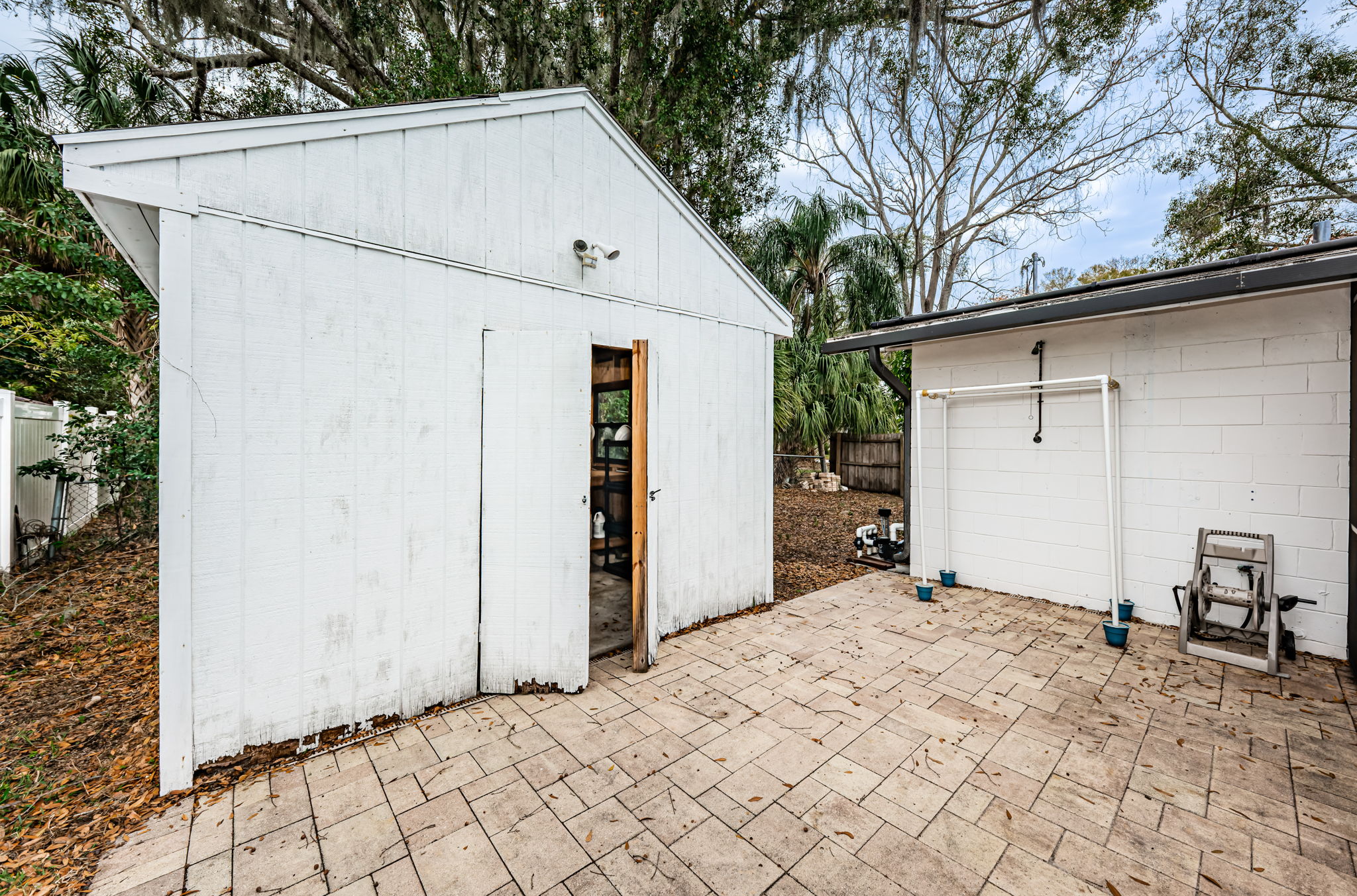 Patio and Shed