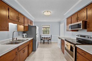 Kitchen from dining room side