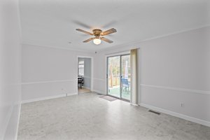 Family Room w/sliding doors to deck