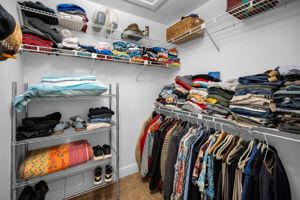Primary Bedroom Walk-in Closet