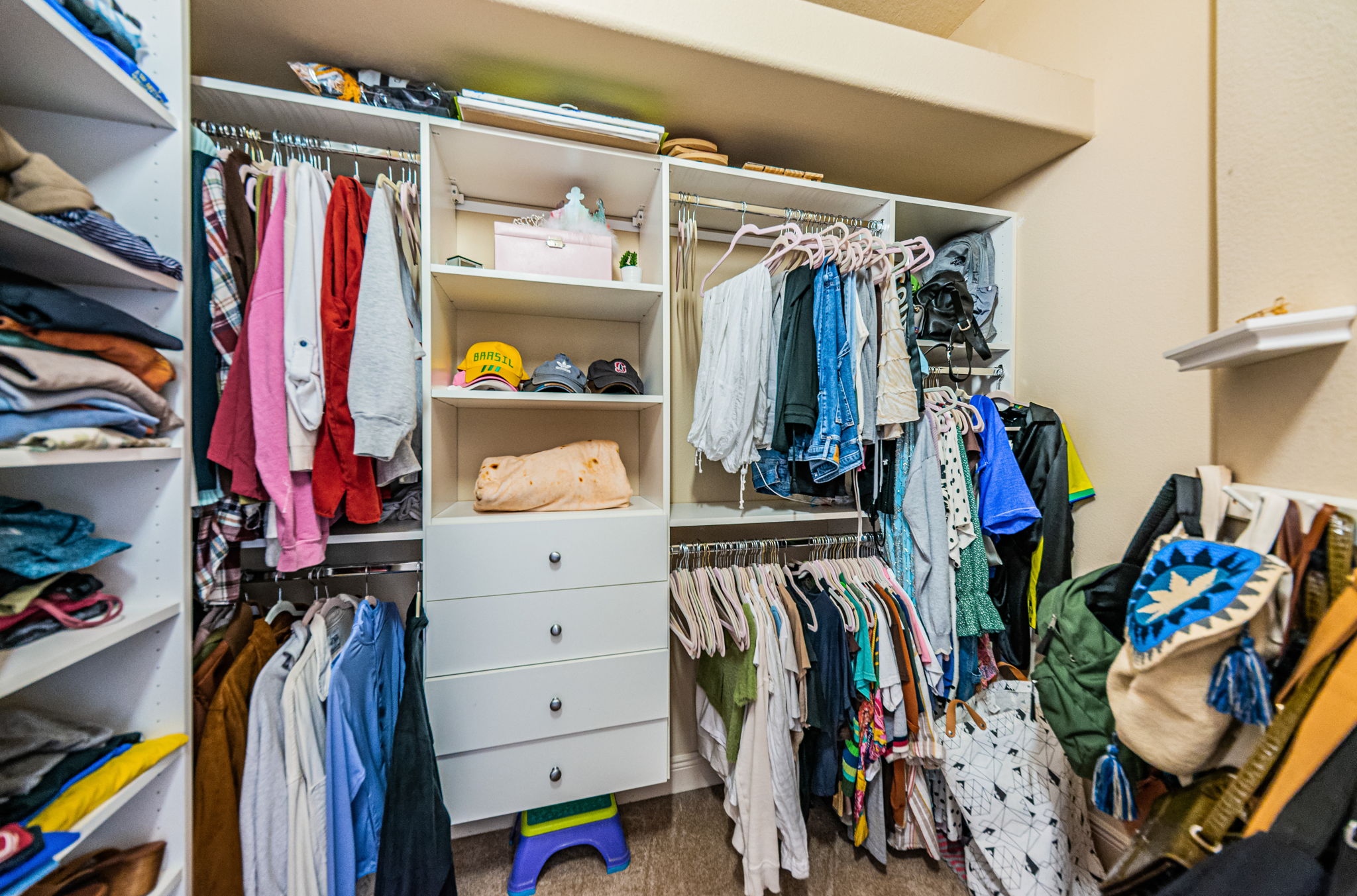 Upper Level Guest Bedroom Walk-in Closet