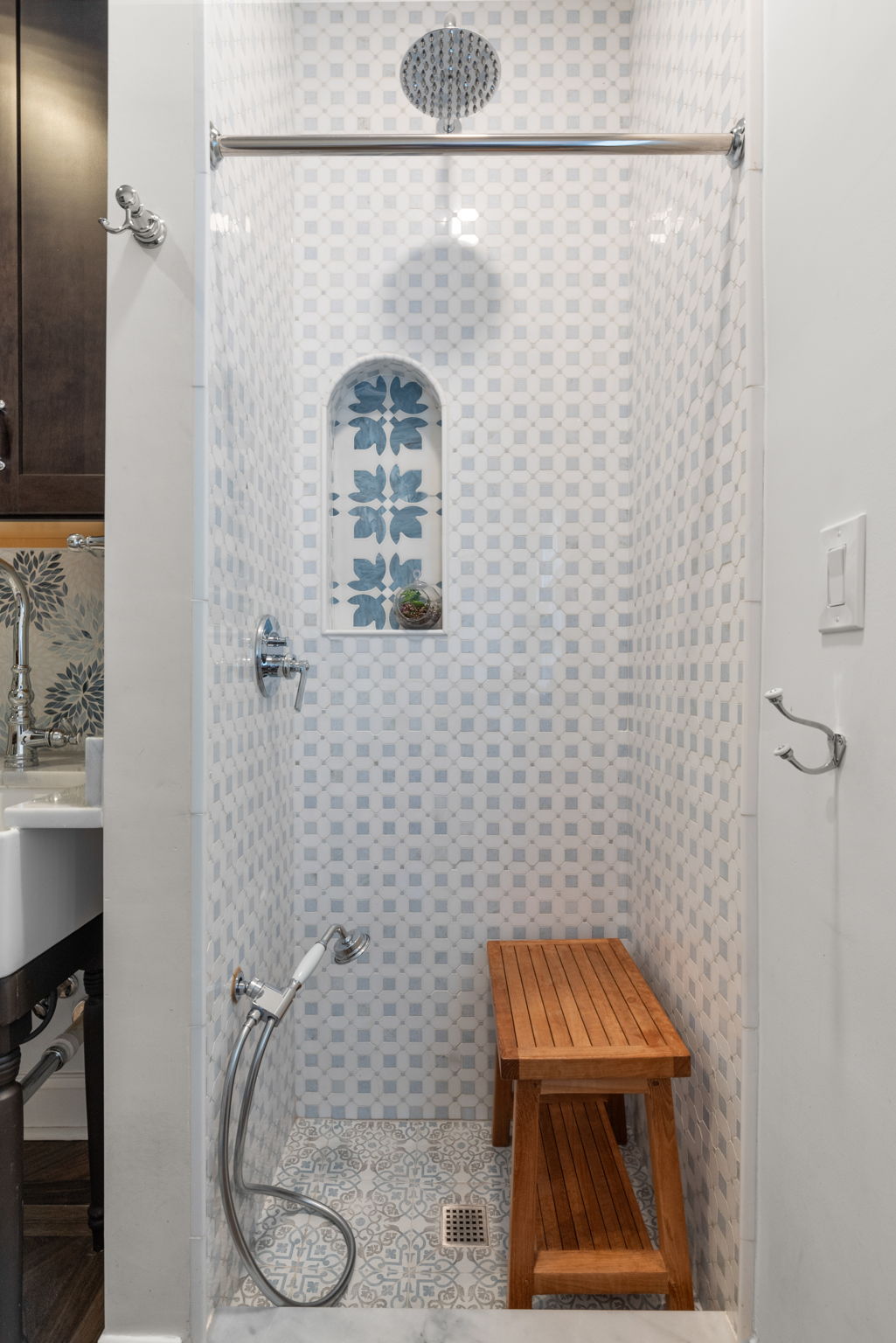 Mudroom shower