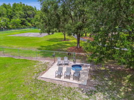 Tennis courts, ground level