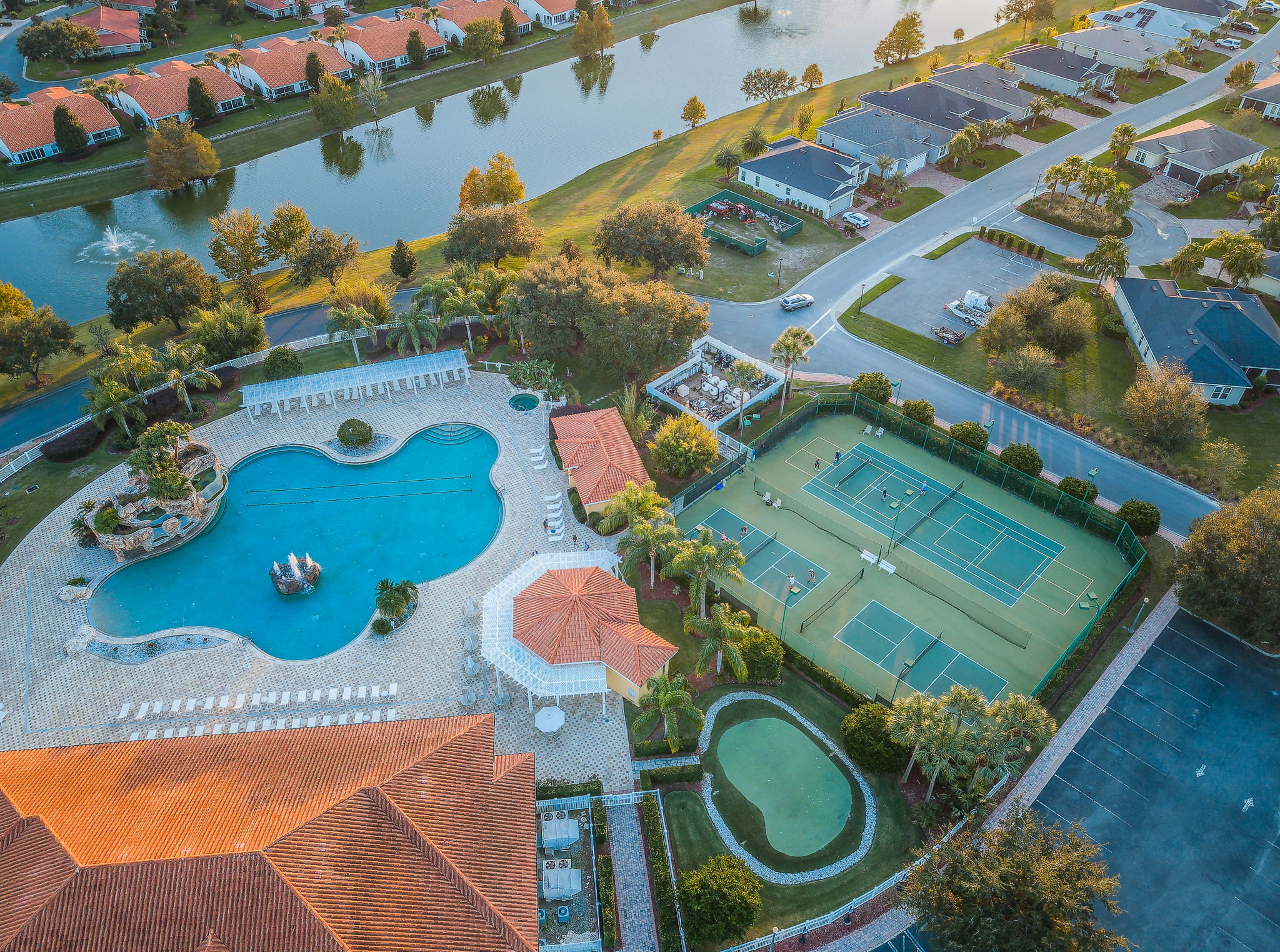 2-Pool, Tennis and Pickleball Courts