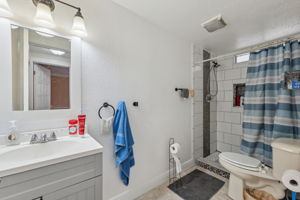 2nd bathroom with shower