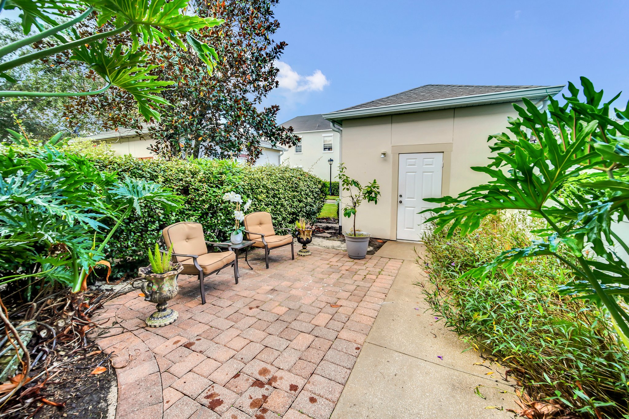 Rear Private Courtyard