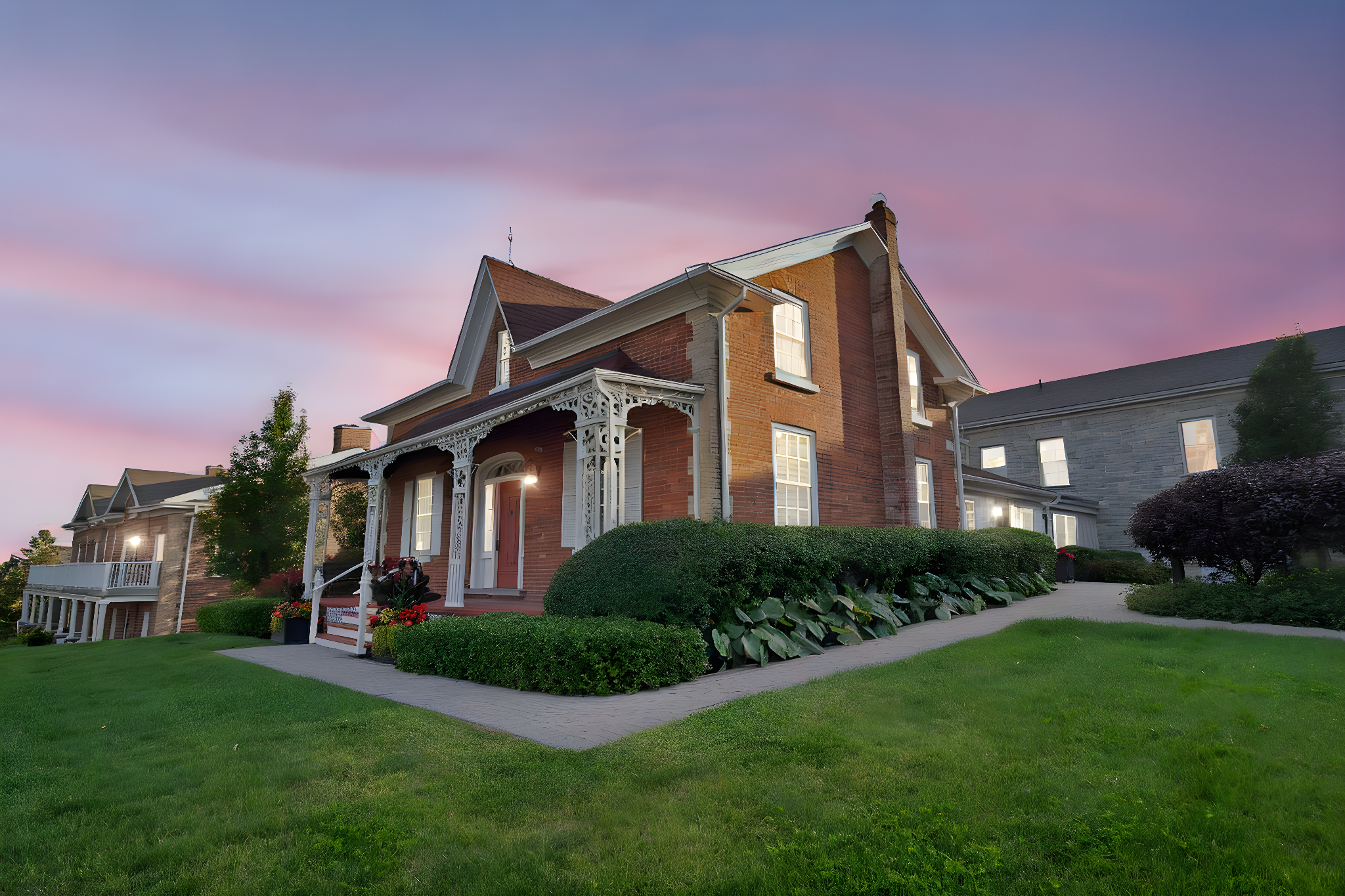 Martin Smith Heritage House at dusk