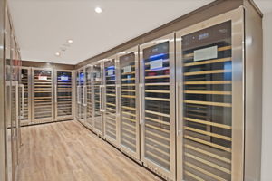 Wine lockers in Martin Smith Heritage house