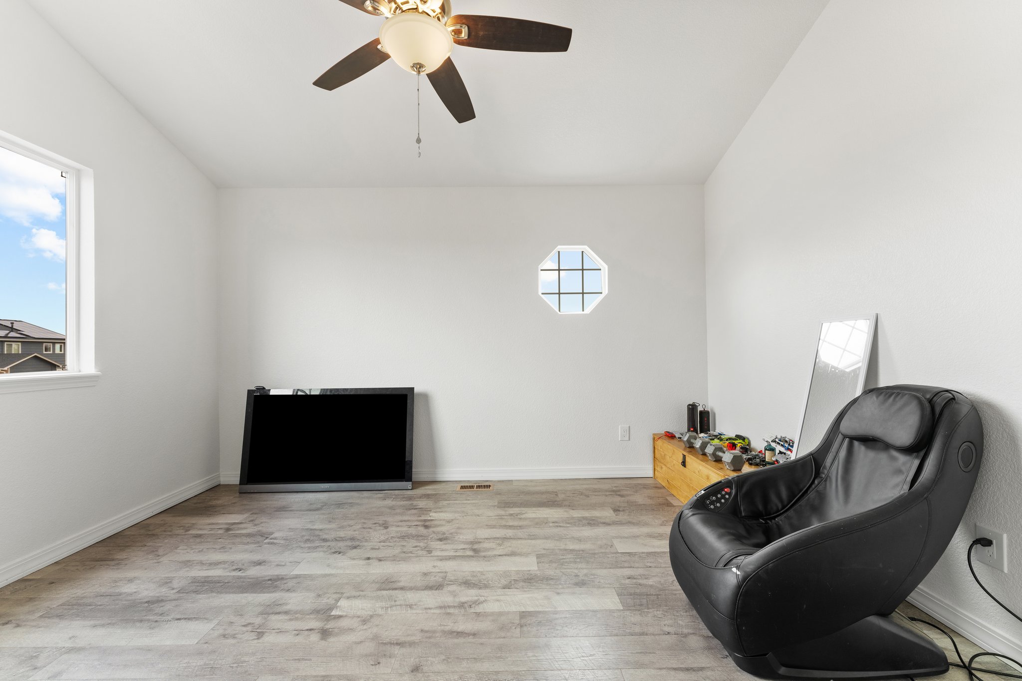 Upper Level Bedroom #4 with Walk-In Closet