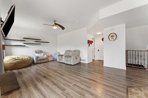 Main Level Family Room with Gas Fireplace