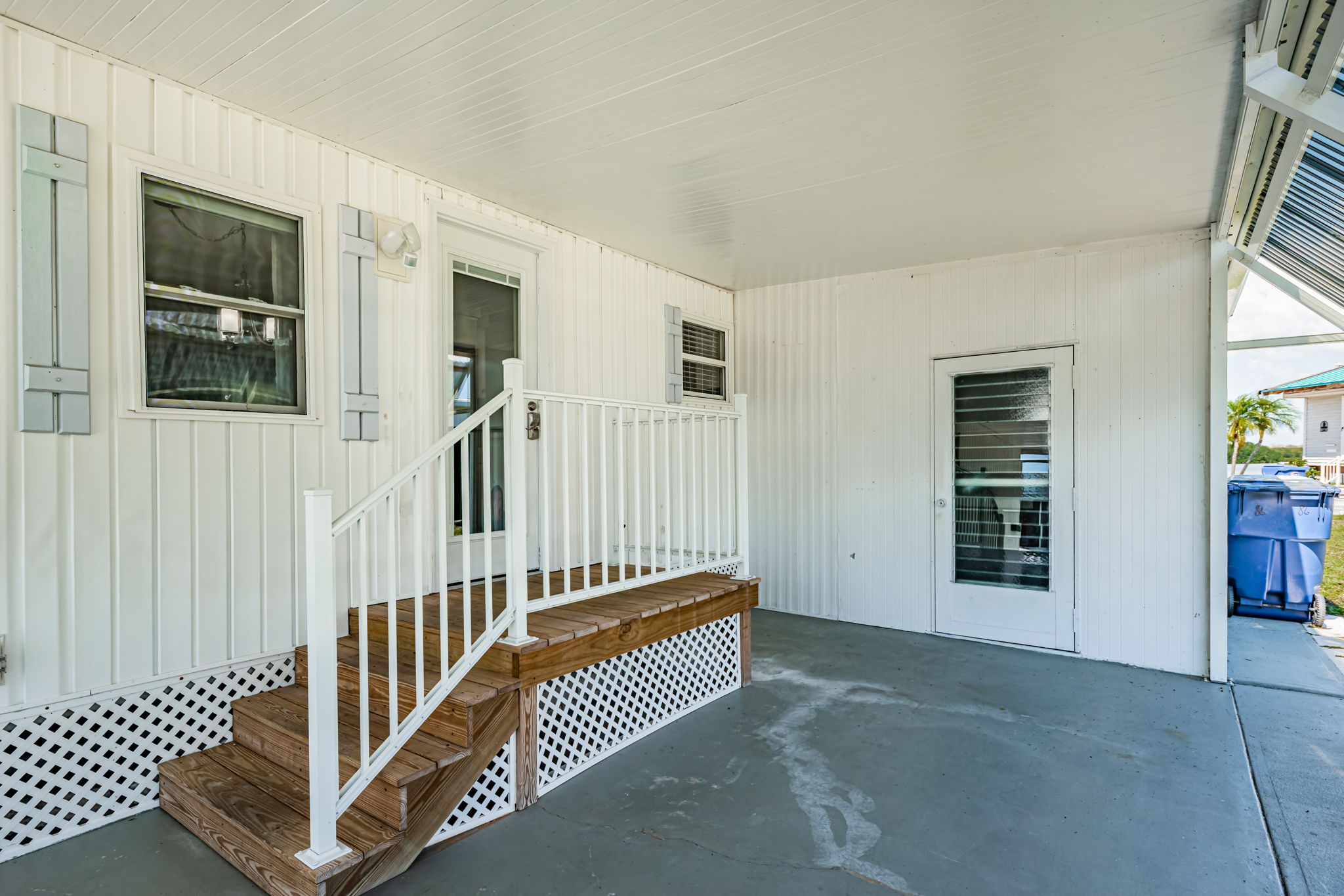 Carport Entry & Shed