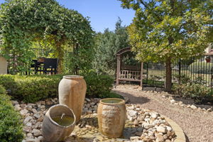 The property backs to a greenspace
