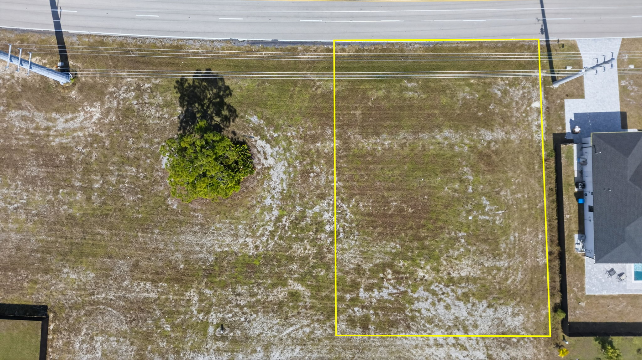 Aerial Overview - lot line