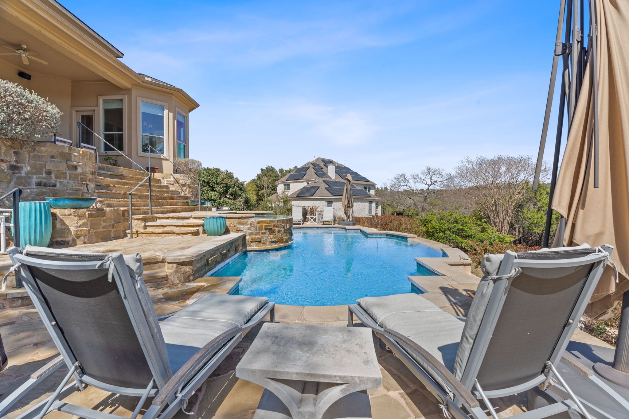 Several Tanning Areas at Pool