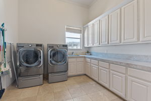 Incredible Countertops and Storage in Utility Room