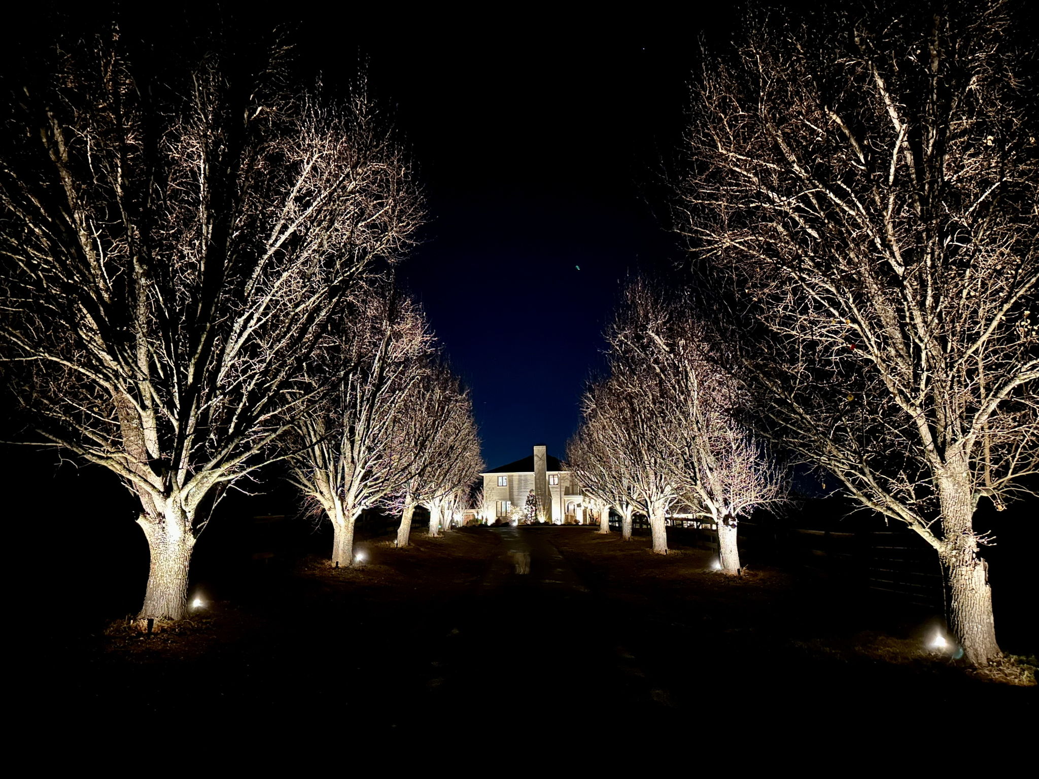 Entrance from Main Road in Winter