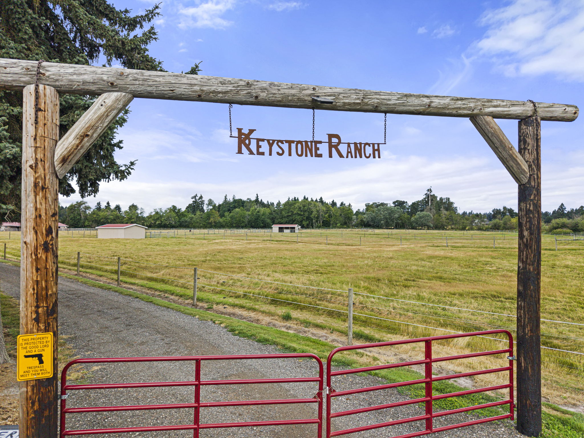 Keystone Ranch gated entry