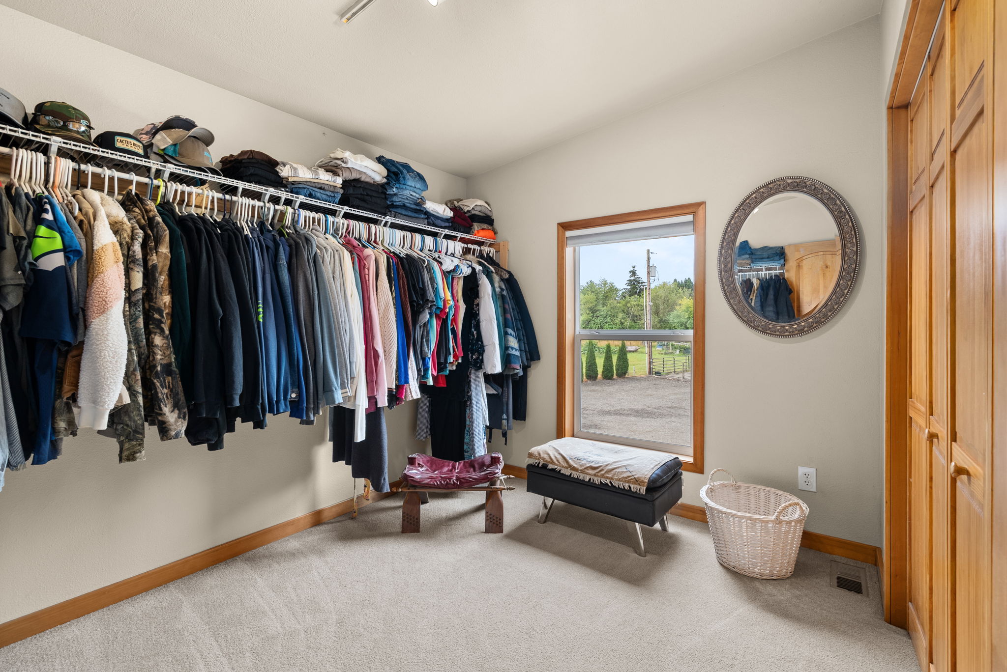 Primary walk-in closet