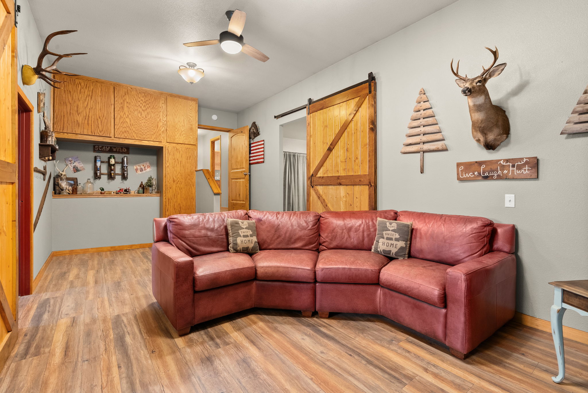 Comfortable spaces for family and guests