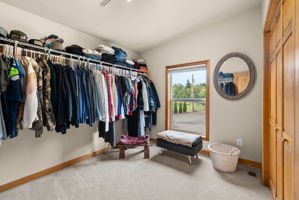 Primary walk-in closet