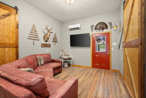 Attached barn access makes caring for your horses easy, comfortable, and convenient year-round.