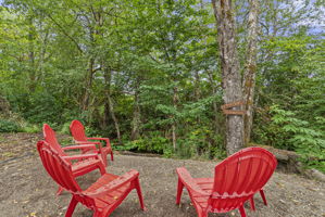 Sitting area at creek