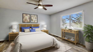 Main Level Primary Bedroom - Virtually Staged