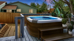 Backyard Deck - Virtually Staged