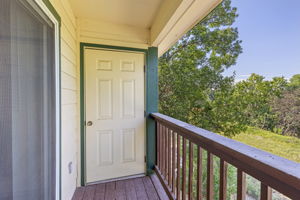 Extra Storage Room Off The Balcony