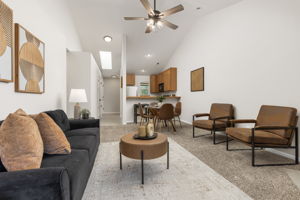 Wide Open Floorplan is Great for Entertaining