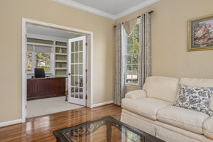 Living Room - office entry