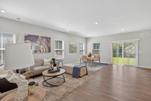 Beautiful tree line view from the entire living area