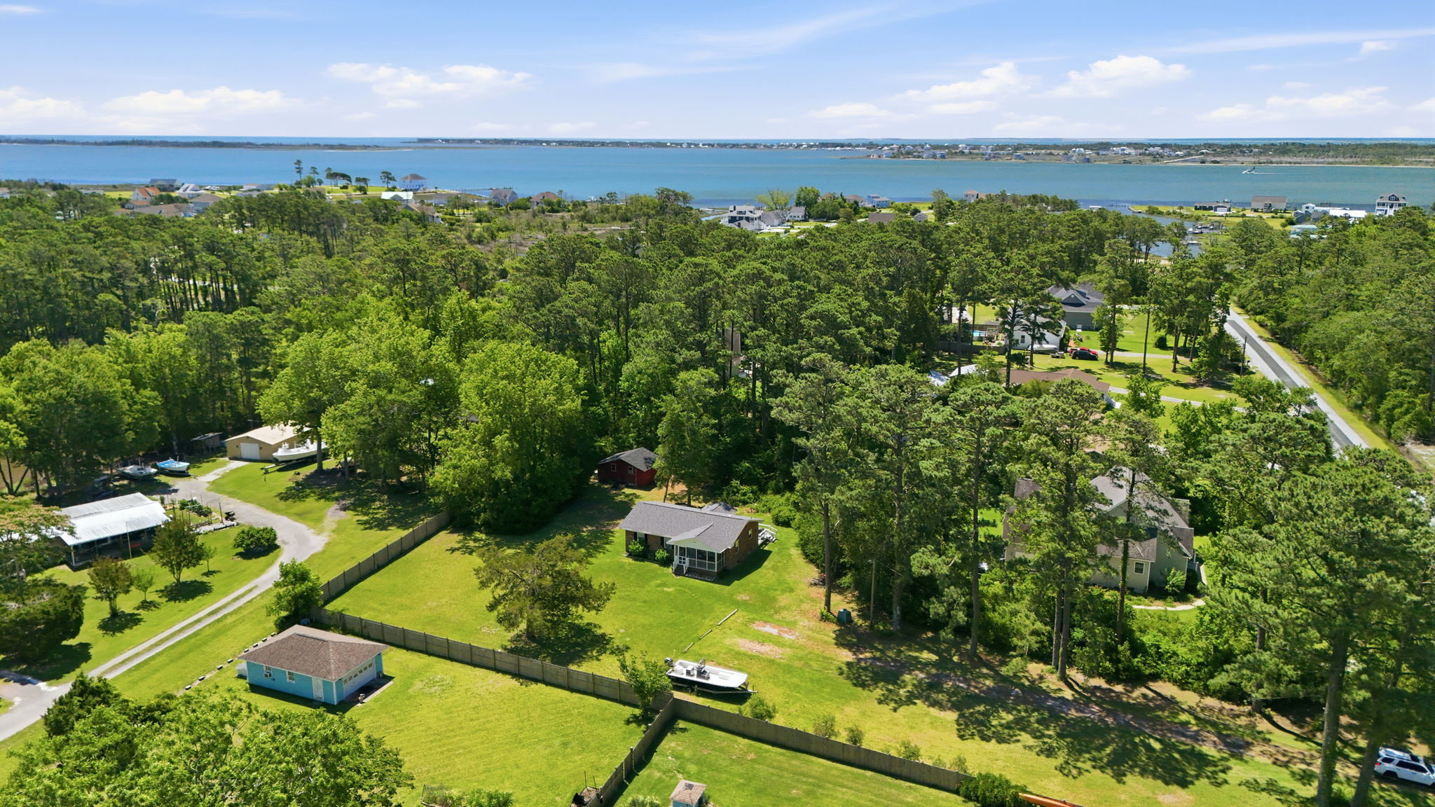 Aerial View - Partially Fenced!