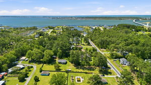 Aerial of Harkers Island