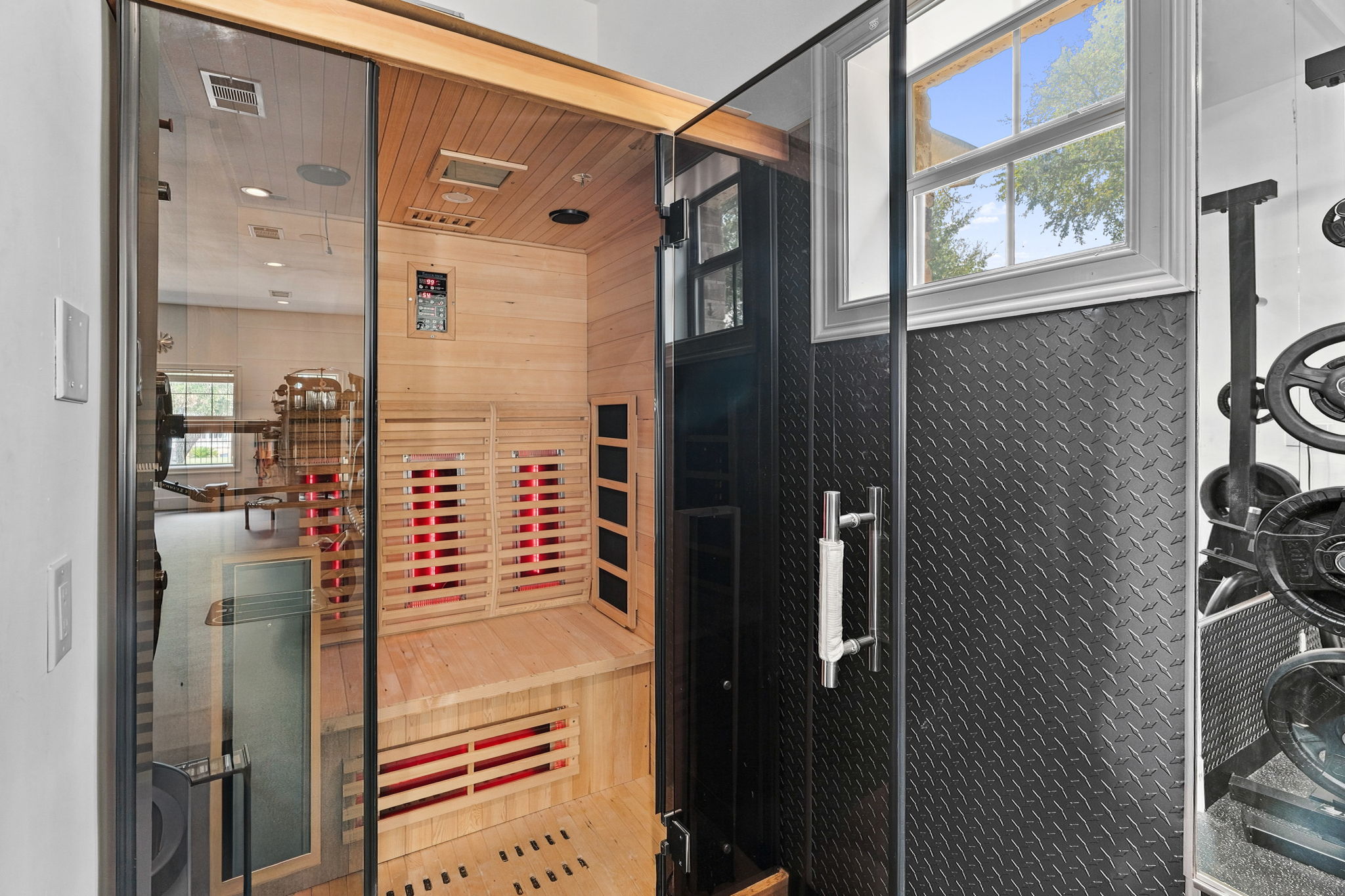 Sauna in the Gym