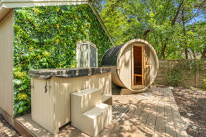 Cool Dip and Barrel Sauna