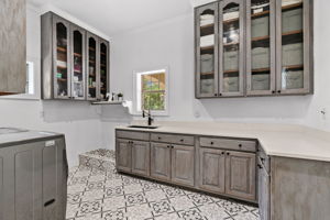 Spacious Laundry Room with Dog Washing Area