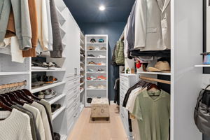 Primary Closet 2 with Hidden Storage