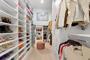 Primary Closet 1 with Hidden Storage
