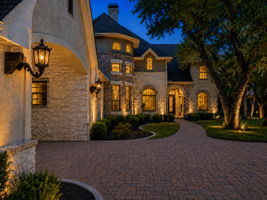 French country style with modern interior.