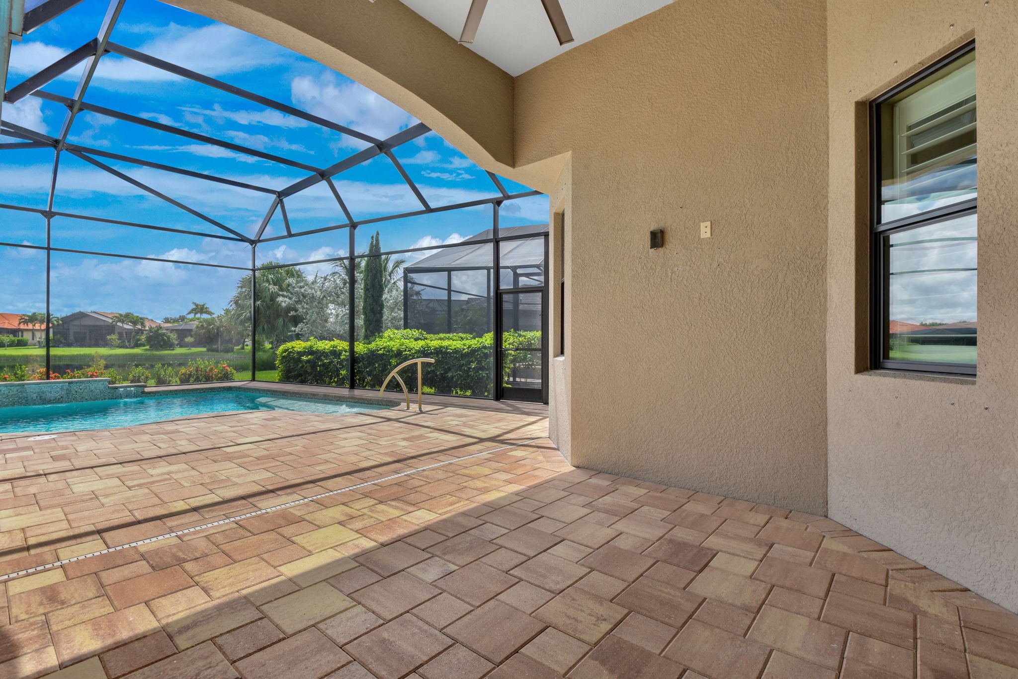 Covered Area On Pool Lanai